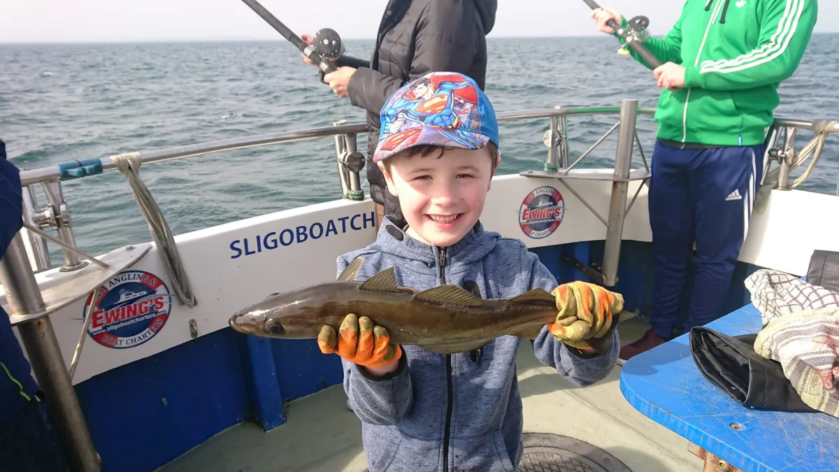Sligo Boat Charters Kids Fishing Activity